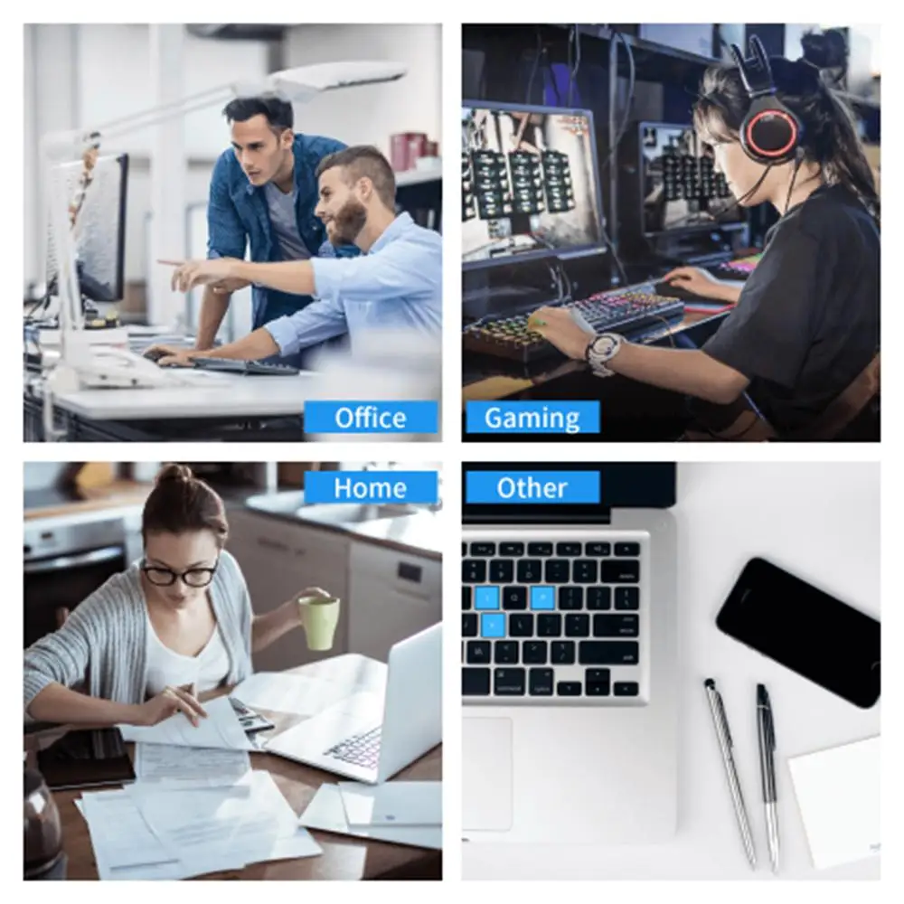 P-Pokemon-Gengar Grande 대형 게임용 마우스 패드, LockEdge 두꺼운 컴퓨터 키보드 테이블 책상 매트