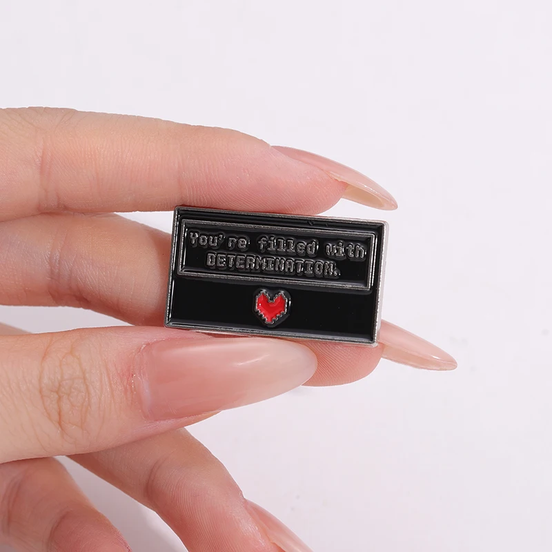 Sans Undertale 에나멜 핀 맞춤형 게임 브로치 옷깃 배지 만화 보석 어린이 친구를 위한 선물