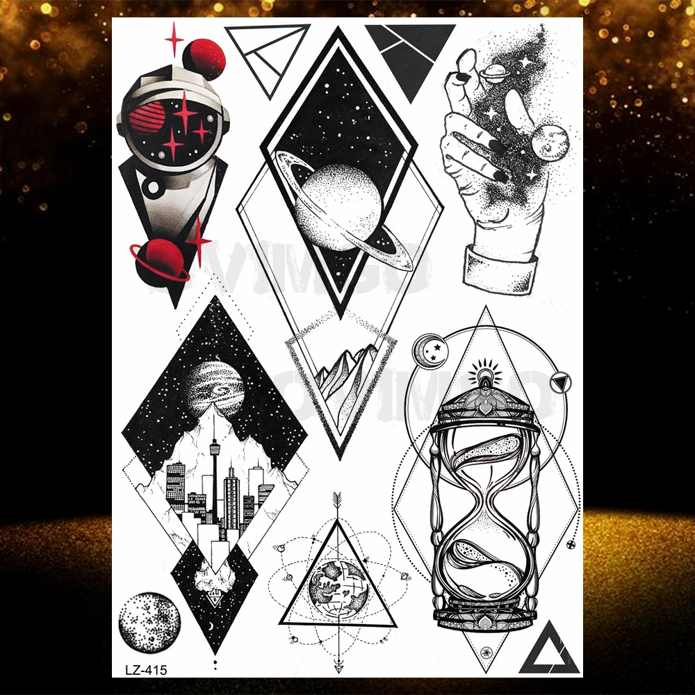 Chicano Bandit 멕시코 남성 여성을위한 임시 문신 가짜 자동차 수녀 문신 종교 스티커 현실적인 뒤로 방수 Tatoos