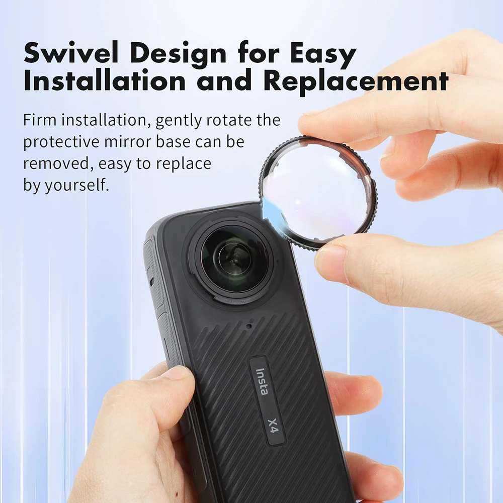 Insta360 X4 렌즈 가드 및 스크린 보호대 스크래치 방지 보호 필름, Insta 360 X4 렌즈 보호대 액세서리 키트
