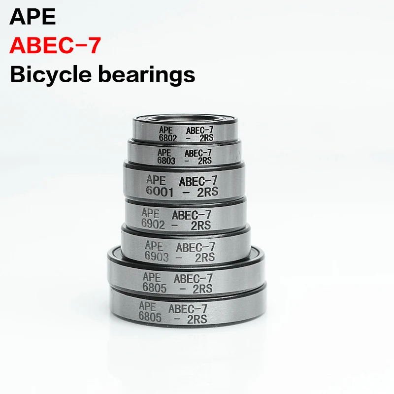 2pcs 6902 자전거 베어링 ABEC-7 6802 6803 6805 6806 6903 6000 6001 6800 15267 17287 18307 -2RS 산악 자전거 베어링