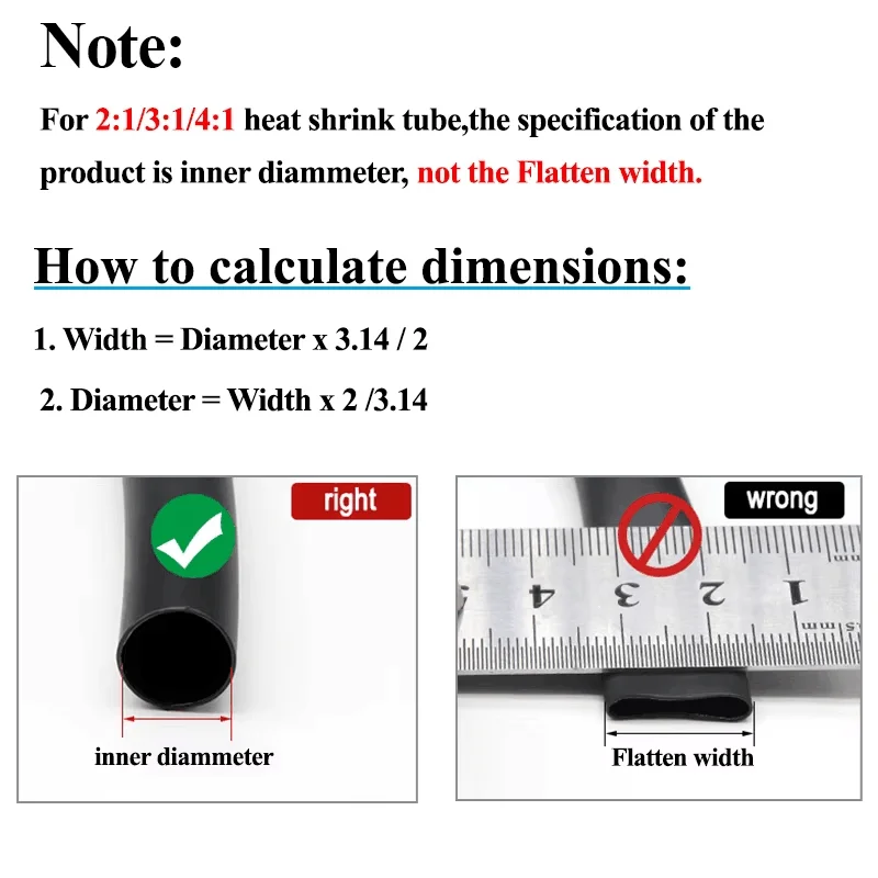1m 3:1 열 수축 튜브 접착제 직경 1.6~50mm 방수 이중 벽 접착 폴리올레핀 슬리브 라인 와이어 케이블 보호기