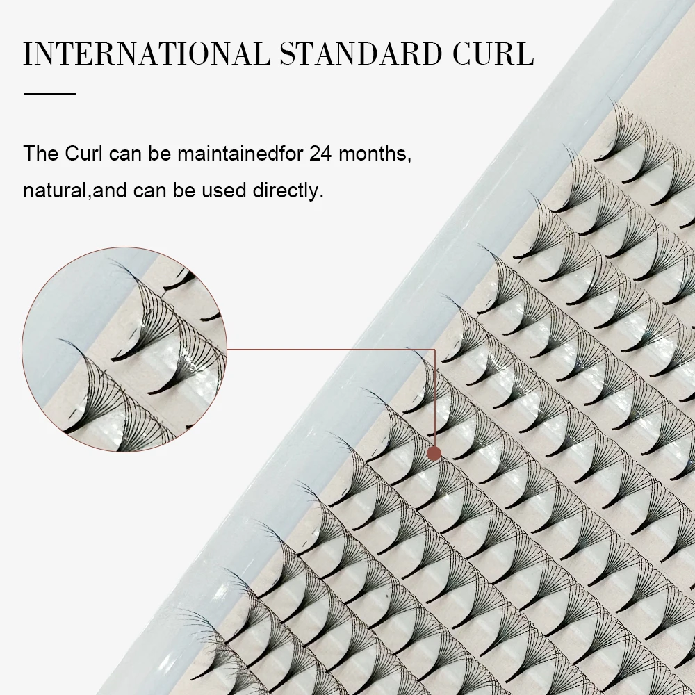 TBestt 5D/6D/8D/10D Premade Fans 볼륨 러시안 속눈썹 Pre Made Volume Fans 실크 소프트 볼륨 속눈썹 연장