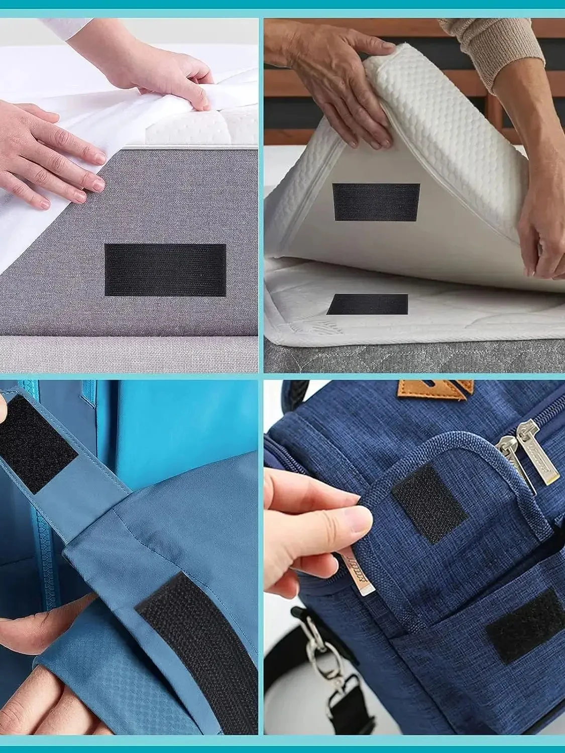 1-10M 벨크로 자체 접착 후크 및 루프 테이프 패스너 하우스 Diy 매직 탭 자동 양면 롤 강력한 접착제 홈 스트랩 스트립