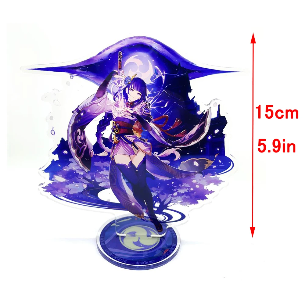 Genshin lmpact 애니메이션 피규어 아크릴 스탠드 Varesa Mavuika Kinich Wanderer 모델 플레이트 1pc 데스크 장식 스탠딩 사인 게임 팬 선물