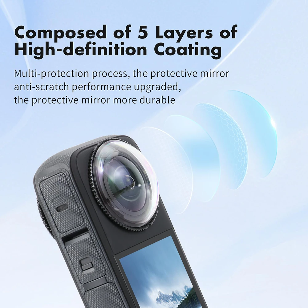 Insta360 X4 렌즈 가드 및 스크린 보호대 스크래치 방지 보호 필름, Insta 360 X4 렌즈 보호대 액세서리 키트