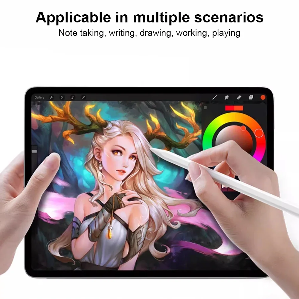 삼성 갤럭시 탭 스타일러스 펜, 샤오미 안드로이드용 충전식 틸트 터치 펜, A9, A9, S9FE, S9, S8, S7, S7FE, S6lite, A7, A8, A7lite 용