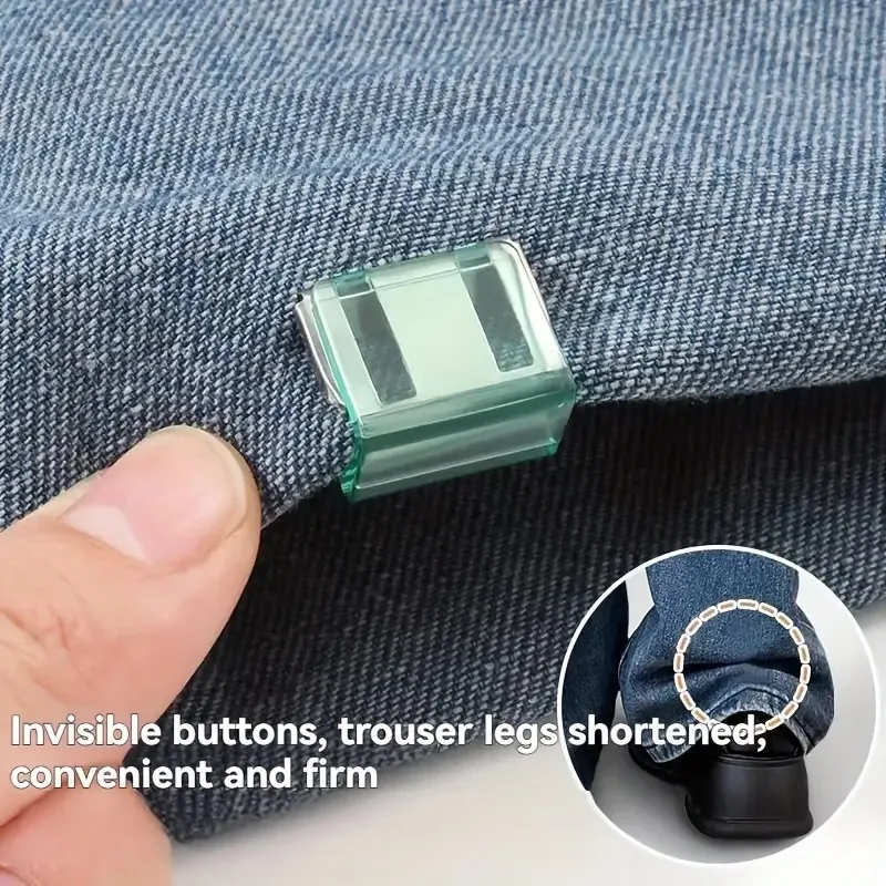 10PCS 의류 클립 다기능 바지 클립 다리 스트랩 클립 홀더 의류 핀 긴 바지 다리 슬리브