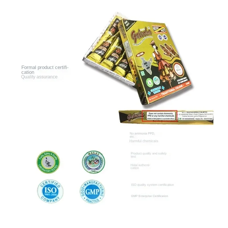 1pcs 25g 여러 가지 빛깔의 인도 GOLECHA 헤나 콘 문신 붙여 넣기 임시 문신 스티커 바디 페인트 아트 크림 콘 DIY 페인트