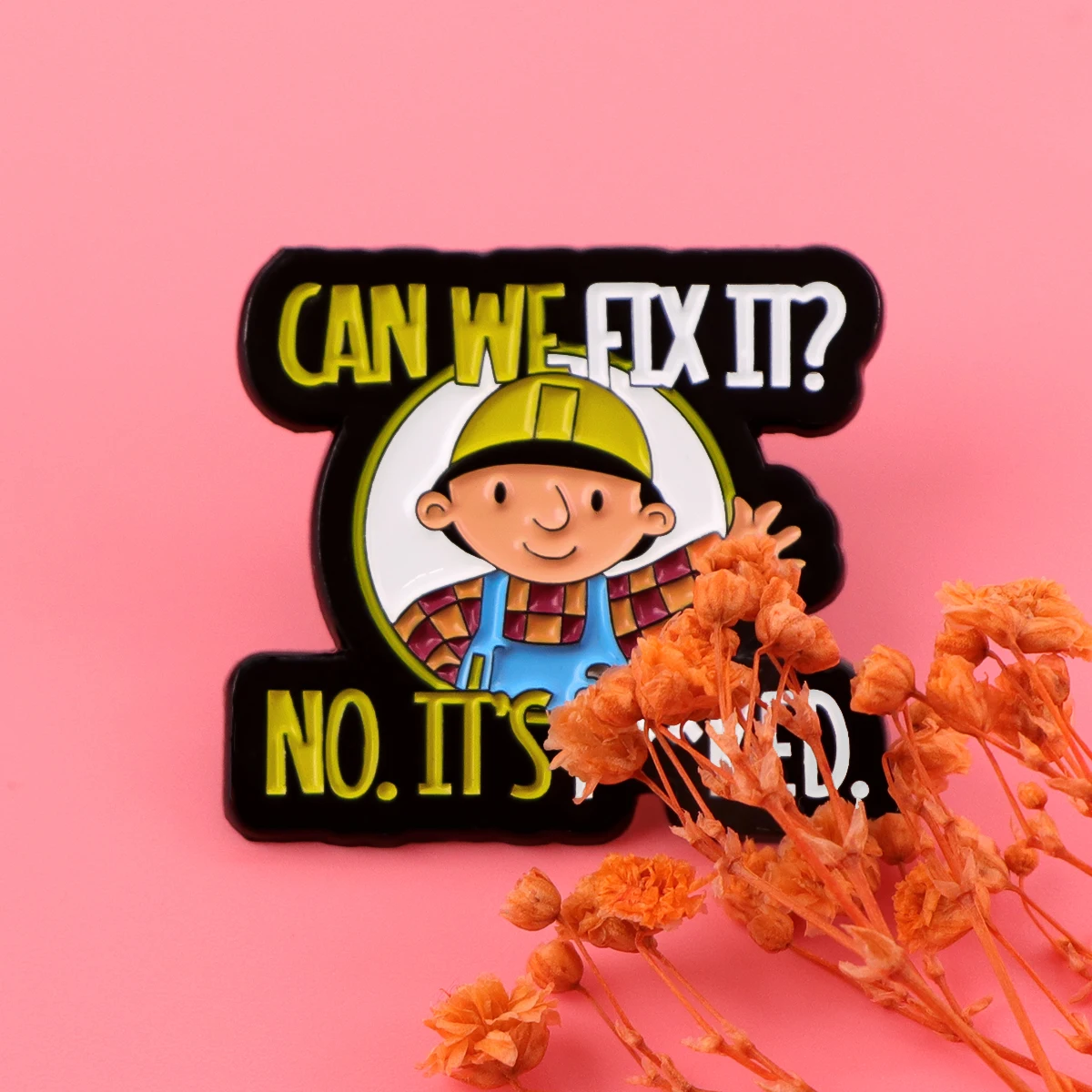 수리공 에나멜 핀 재미 있은 따옴표 여성을위한 브로치 배낭 의류 액세서리에 옷깃 핀 배지 패션 쥬얼리 선물