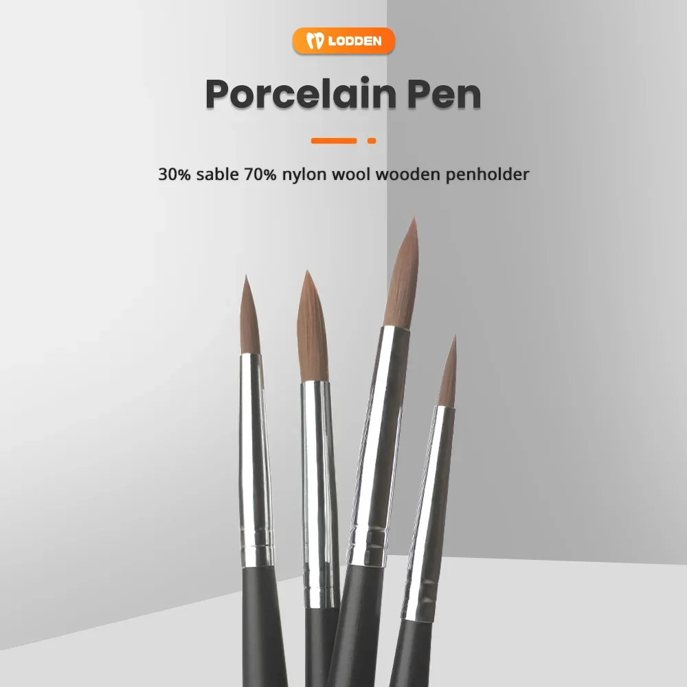 치과 실험실 치아 도구용 치과 도자기 브러시 펜, 치과 의사 성형 플라스틱 글레이즈 치간 브러시 펜, 세라믹 브러시 펜, 1 개,치간 칫솔