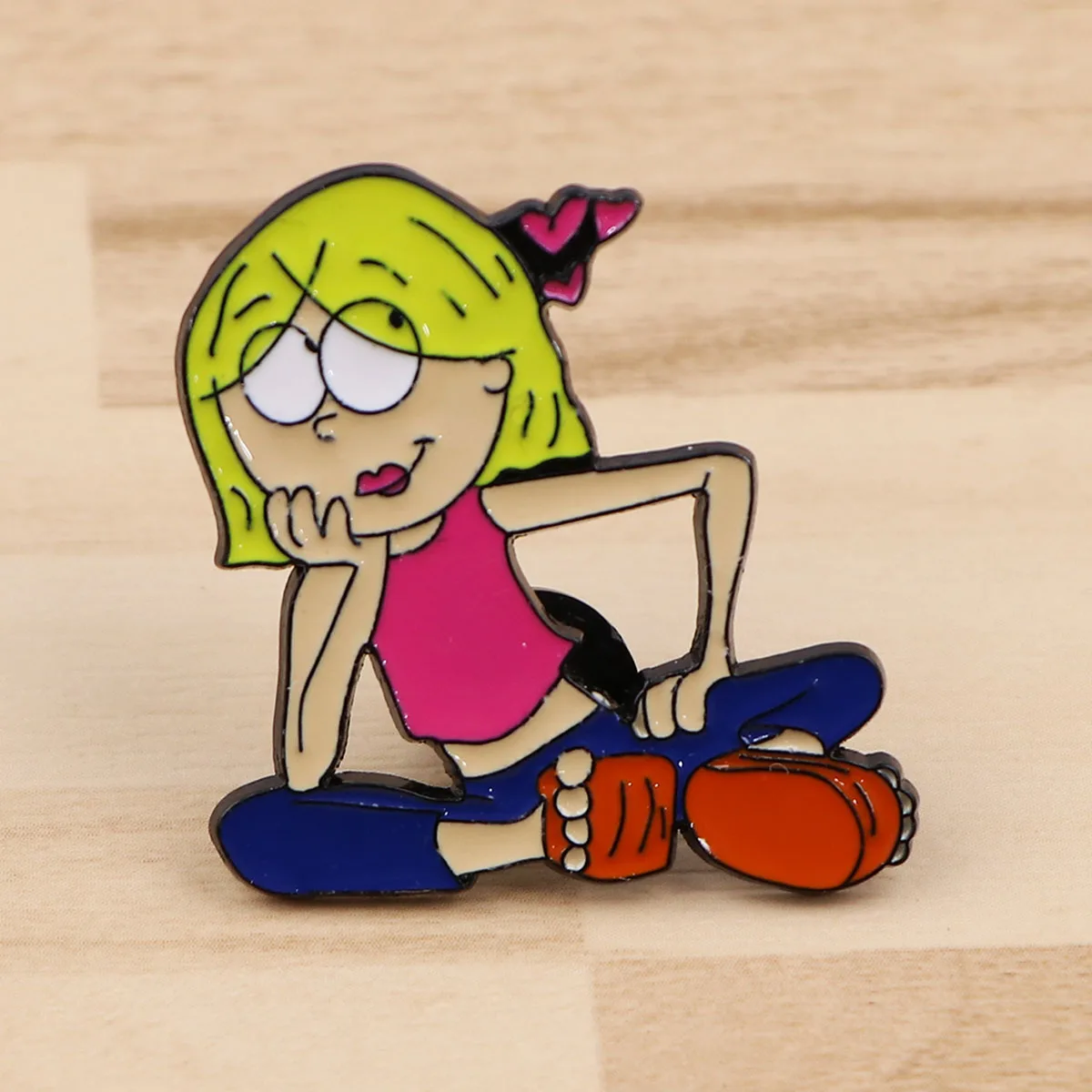 만화 캐릭터 에나멜 핀 브로치 여성용 옷깃 핀 배지 배낭 의상 액세서리 패션 쥬얼리 선물