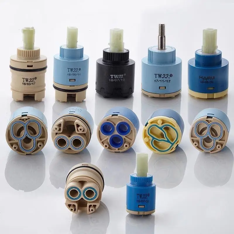 탭 혼합 높은 스풀 밸브 25mm/35mm/40mm 수도꼭지 액세서리 세라믹 카트리지 수도꼭지 카트리지 믹서 주방 목욕 분지 샤워