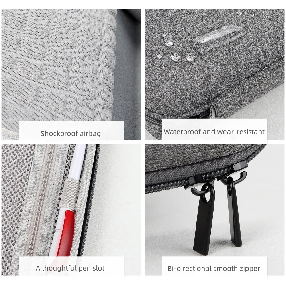 대용량 여행 전자 액세서리 주최자 태블릿 하드 디스크 케이블 휴대용 보관 가방 EVA Duricrust Airbag