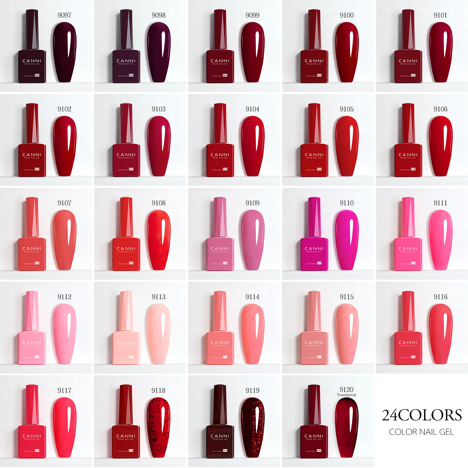 CANNI 9ml 네일 젤 폴리쉬 그린 컬러 캣아이 마그네틱 네일즈 쏙 오프 UV LED 세미 퍼머넌트 헤마/티포니아 프리 비건 할랄 젤 네일