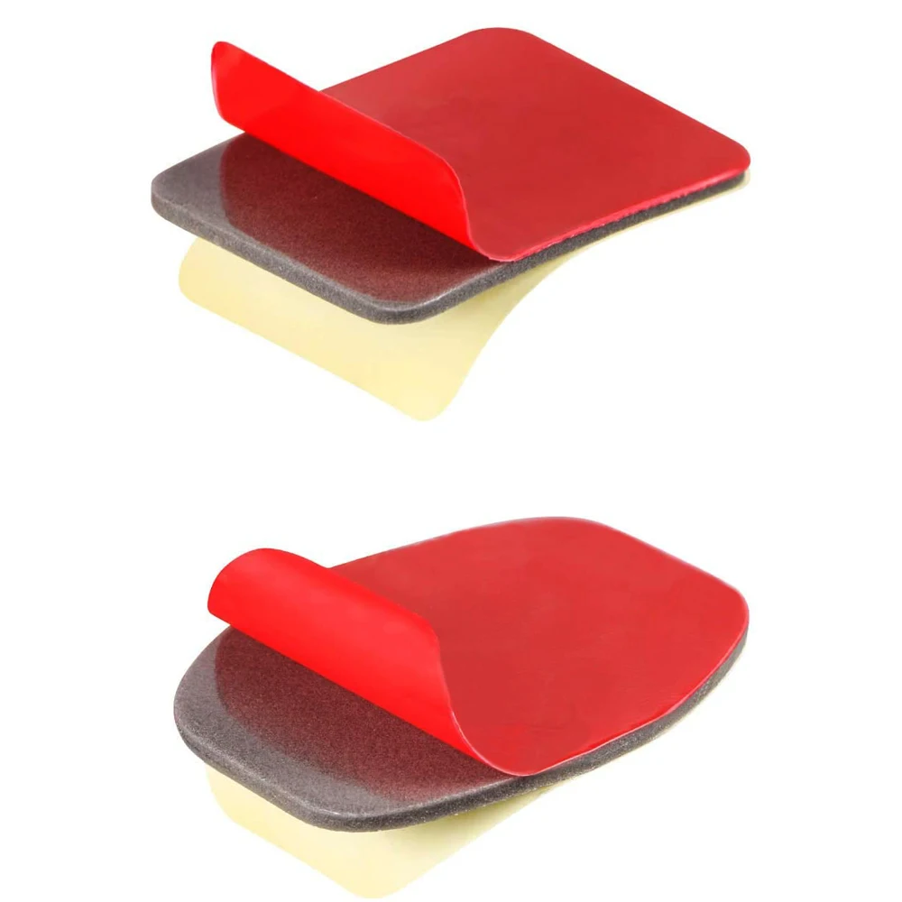 GoPro Hero 8 11 Black 7 Xiaomi Yi 4K Mijia SJCAM 액션 카메라 Go Pro 액세서리 용 플랫 곡선 접착 마운트 스티커 마운트