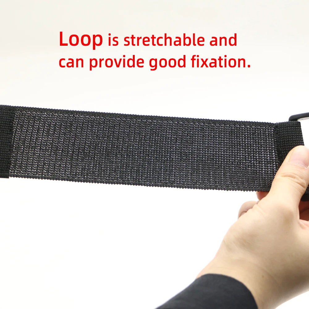 Baiann 탄성 밴드 후크 루프 맞춤형 탄성 역방향 버클 나일론 케이블 타이 스트랩 끈적 패스너 테이프 운동 테이프
