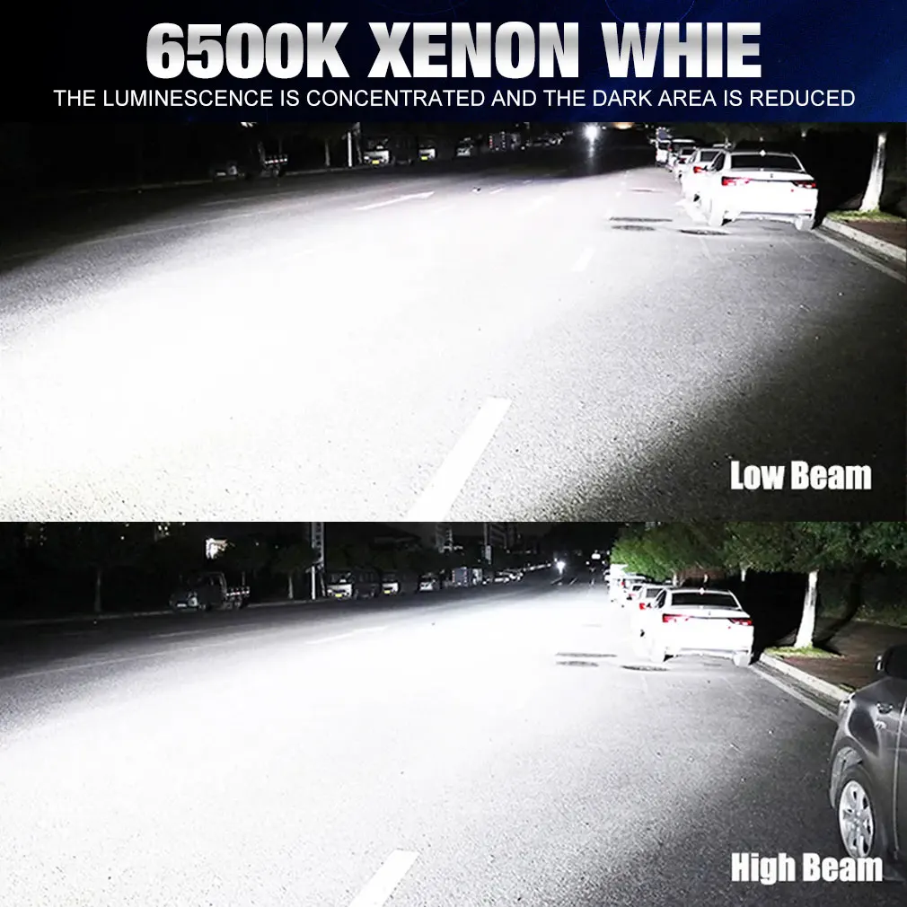 22000LM H7 LED 헤드 라이트 전구 미니 Canbus H7 16pcs 3570 CSP 칩 구리 튜브 자동 다이오드 램프 6500K 12V 자동차 전조등