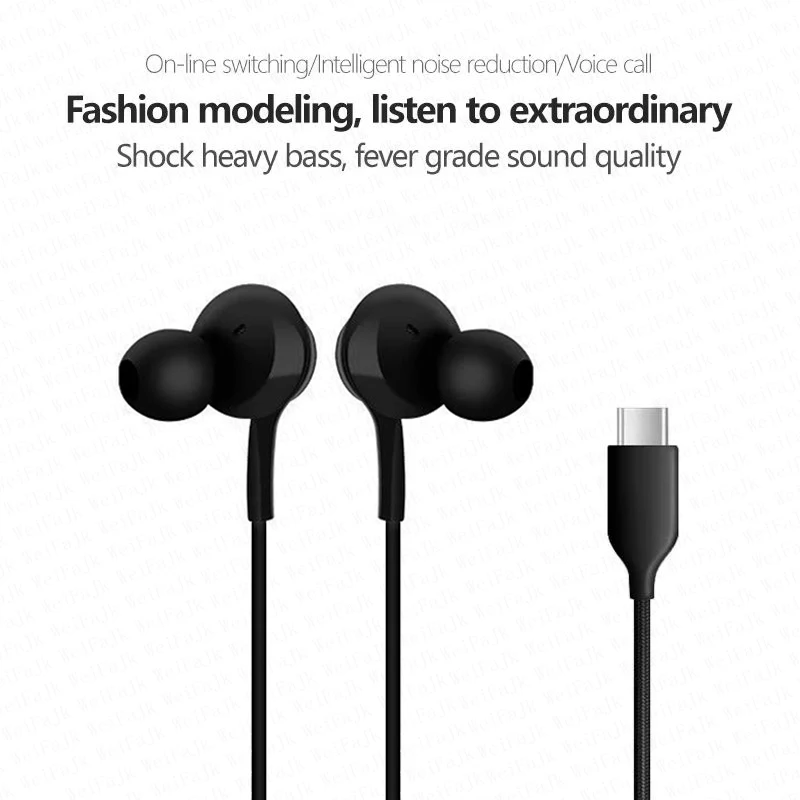 삼성 갤럭시 S23 S21 S22 Ultra Plus 3.5 mm 이어 버드 이어폰 A54 A53 A53 액세서리 용 원래 C 유선 헤드폰