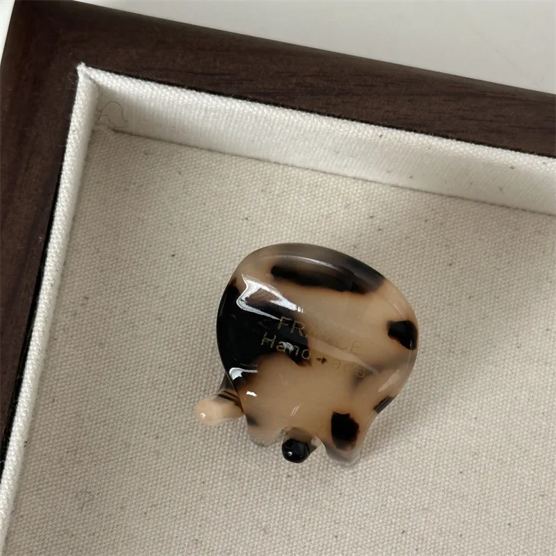 여성용 미니 절묘한 버전 골드 라벨 아세테이트 작은 머리 발톱, 레이디 트렌디 사이드 클립, 소녀 귀여운 헤어 액세서리