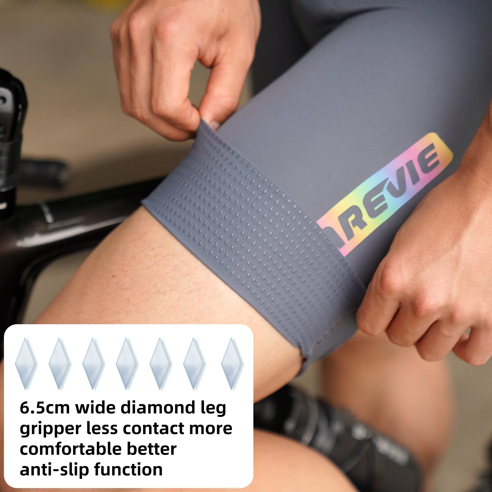 DAREVIE 사이클링 턱받이 반바지 Seamless 4.0 이탈리아 ELASTIC-INTERFACE 패드 사이클링 반바지 다이아몬드 레그 그리퍼 남성용 Bretelelle 반바지