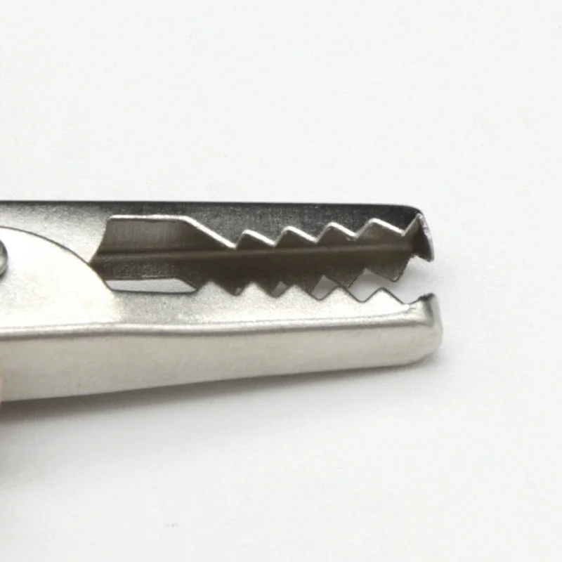 28 35 45mm 금속 악어 클립 G98 악어 전기 클램프 테스트 프로브 미터 검정색 빨간색 플라스틱 부팅 자동차 자동 배터리