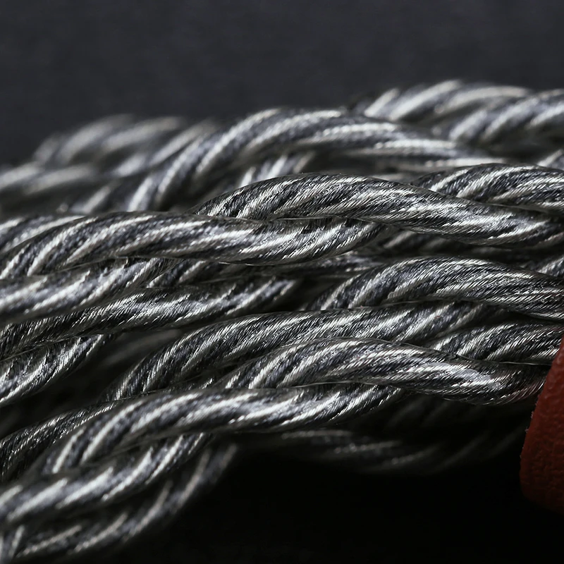 OPENHEART 4 코어 고순도 무산소 구리은 도금 밸런스 케이블 3.5/2.5/4.4mm MMCX/0.78 2Pin IEM 이어폰 케이블