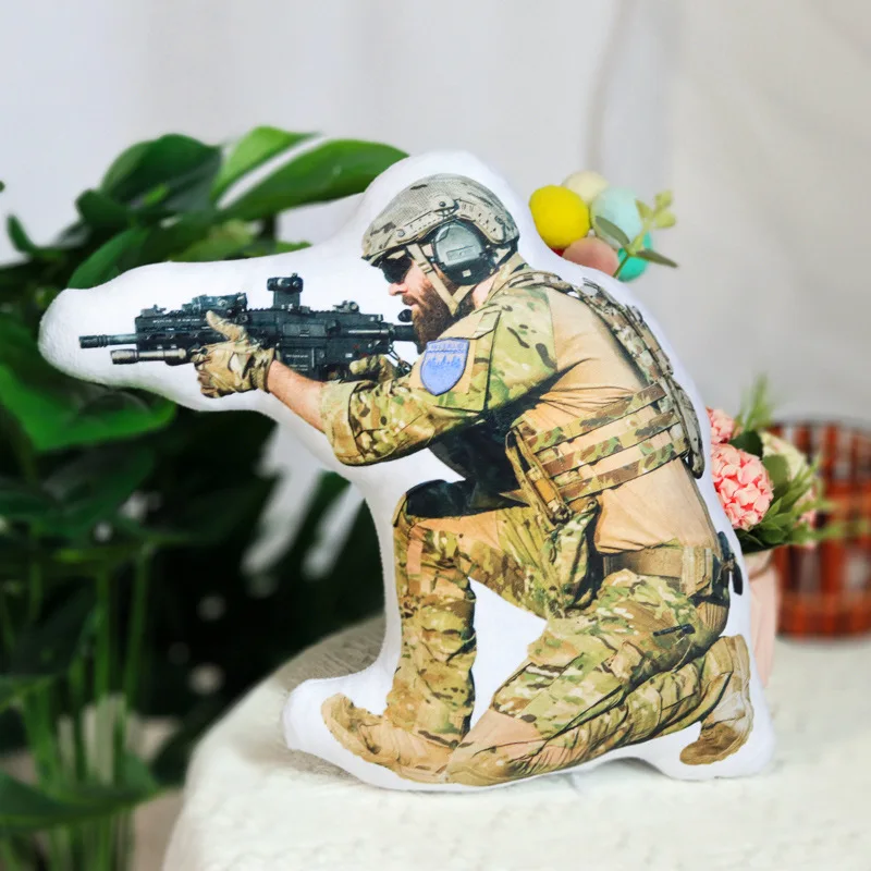 개인화 된 사진 DIY 휴머노이드 쿠션 커플 베개 박제 남자 친구 베개 맞춤 아버지 Lifesize 그림 쿠션 선물