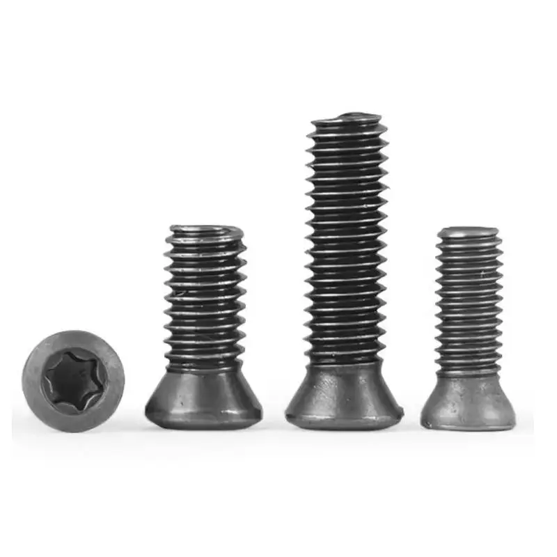 50pcs ~ 10pcs M2 M2.5 M3 M3.5 M4 M5 M6 CNC 인서트 Torx 나사 교체 용 카바이드 인서트 CNC 선반 도구 홀더