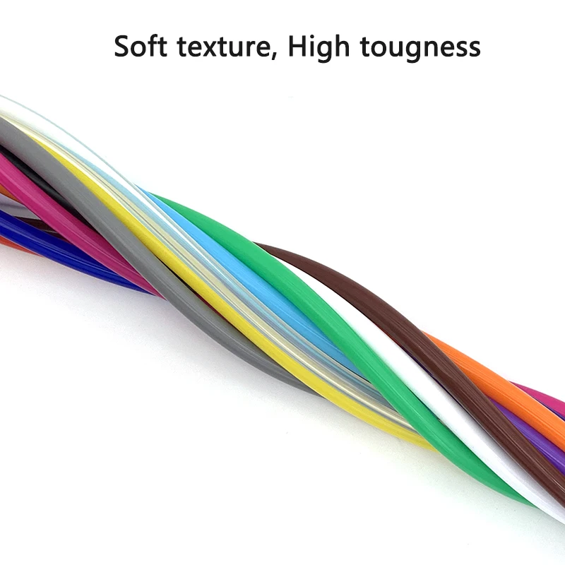 1 미터 ID2 3 4 5 6 7 8 9 10 12mm 실리콘 튜브 유연한 고무 호스 식품 등급 청량 음료 파이프 워터 커넥터 다채로운 배관