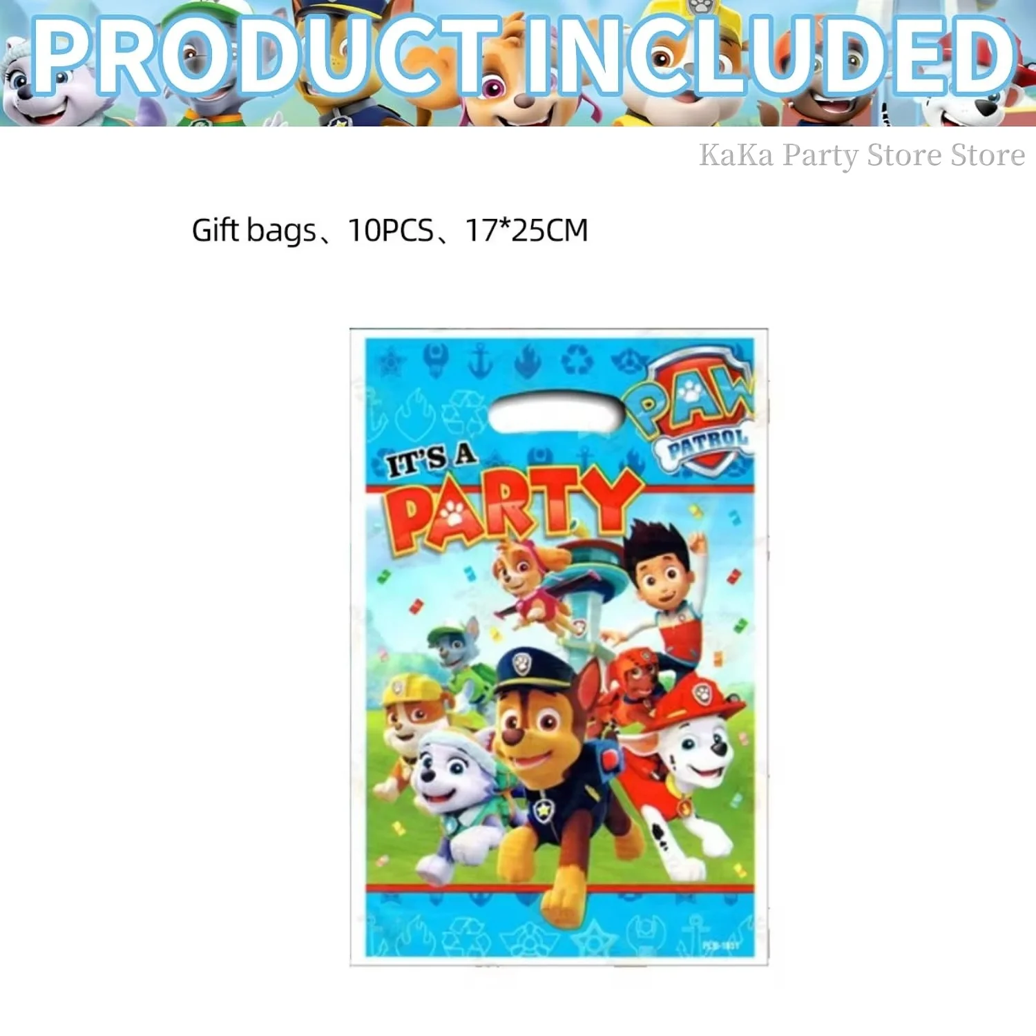 PAW 순찰 생일 파티 장식 식기 식탁보 접시 컵 풍선 베이비 샤워 PAW 순찰 파티 용품 어린이 호의 선물