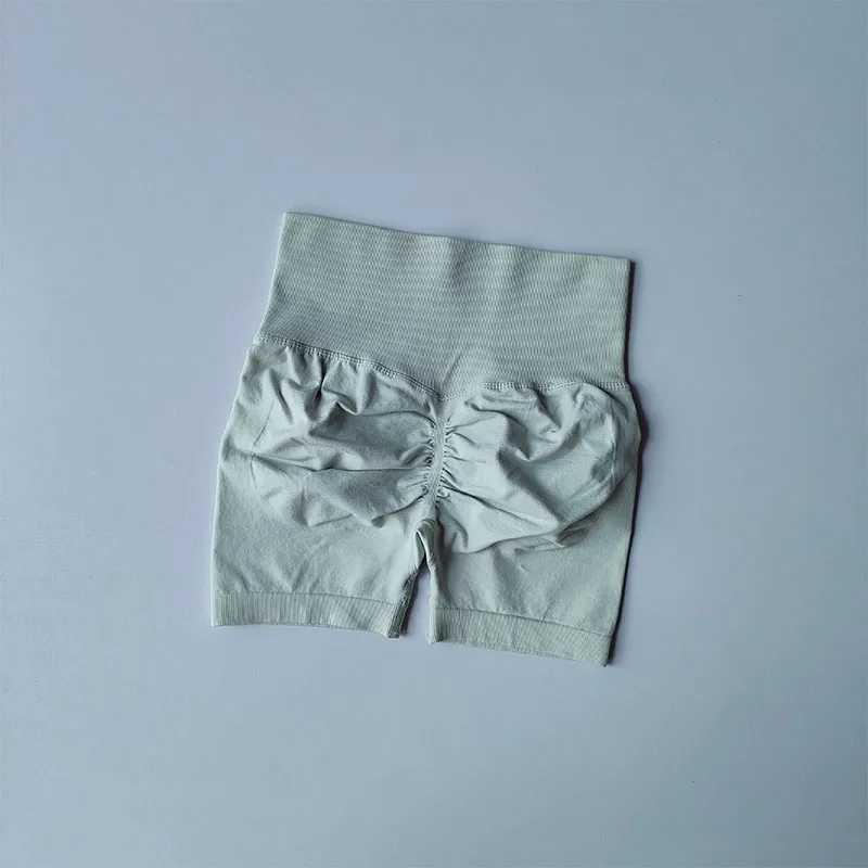 복숭아 엉덩이 리프팅 스포츠 반바지 여성 높은 허리와 허리 강화 슬리밍 러닝 엉덩이 속도 건조 3 포인트 꽉 바지