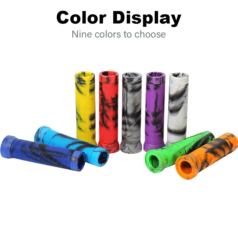 자전거 핸들 바 그립 충격 방지 핸들 커버, MTB 미끄럼 방지 자전거 커프, 내구성 있는 핸들 바 커버, 자전거 부품, 125mm * 22.2mm