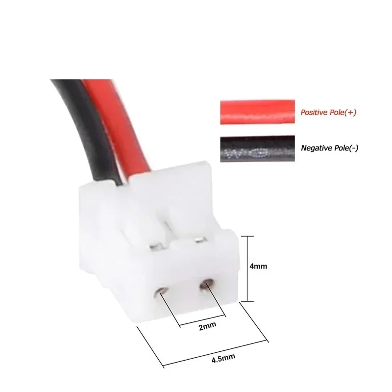 3.7V Lipo 배터리 Ph2.0 플러그 충전식 리튬 배터리 3.7V PS4 가습기 GPS 네비게이션 블루투스 스피커 MP3 MP4