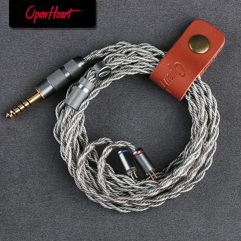 OPENHEART 4 코어 고순도 무산소 구리은 도금 밸런스 케이블 3.5/2.5/4.4mm MMCX/0.78 2Pin IEM 이어폰 케이블 title=OPENHEART 4 코어 고순도 무산소 구리은 도금 밸런스 케이블 3.5/2.5/4.4mm MMCX/0.78 2Pin IEM 이어폰 케이블 