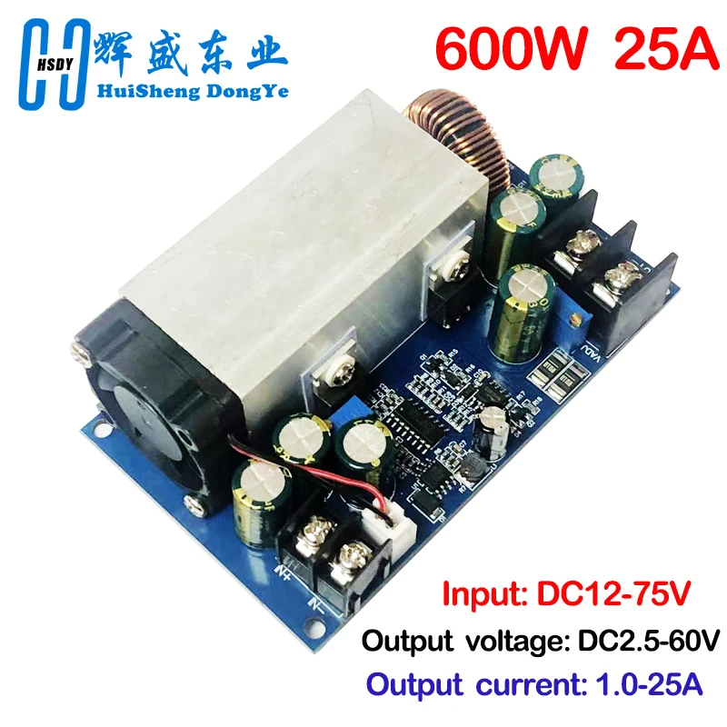 DC12-75V 600W 25A DC-DC 벅 정전압 정전류 컨버터 벅 레귤레이터 가변 전원 모듈 title=DC12-75V 600W 25A DC-DC 벅 정전압 정전류 컨버터 벅 레귤레이터 가변 전원 모듈 