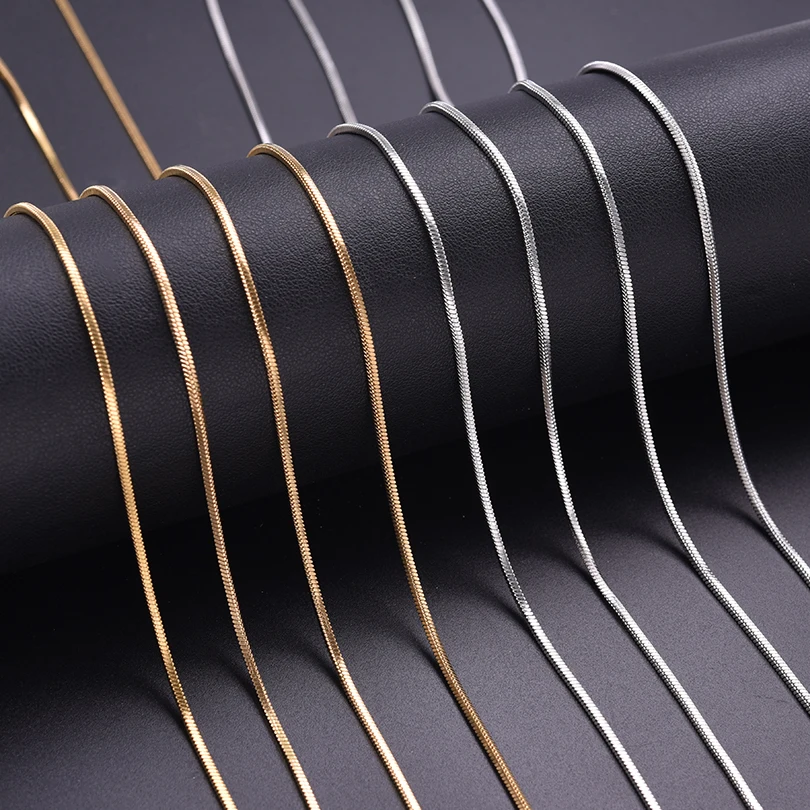 여성을위한 도매 45/50/60/70cm 스네이크 체인 목걸이 스테인레스 스틸 목걸이 남성 액세서리 빈티지 쥬얼리 Collares Hombre title=여성을위한 도매 45/50/60/70cm 스네이크 체인 목걸이 스테인레스 스틸 목걸이 남성 액세서리 빈티지 쥬얼리 Collares Hombre