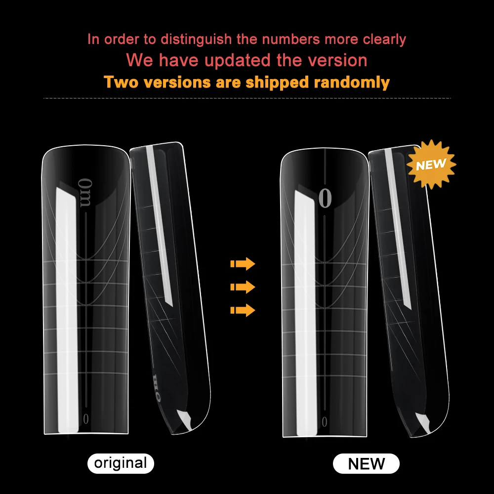 BNG 네일 폴리 익스텐션 젤 네일 폼용 듀얼 폼 빌더 젤용 재사용 가능한 15 사이즈 매니큐어용 아크릴 네일 몰드 세트