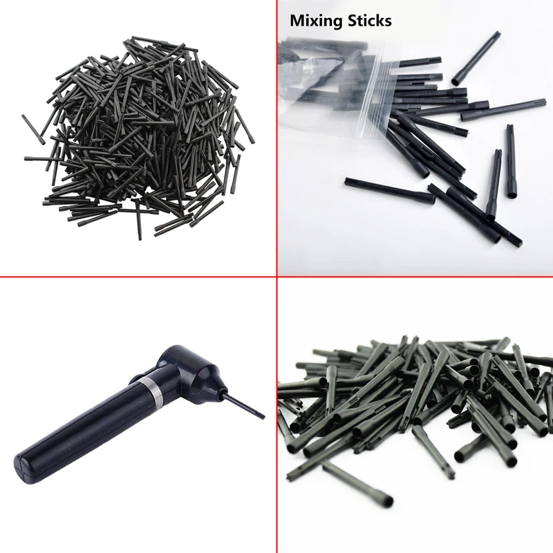 문신 잉크 안료 믹서 문신 믹스 스틱에 대 한 100pcs 문신 안료 잉크 믹서 플라스틱 혼합 스틱 마이크로 블레이드 안료 스틱
