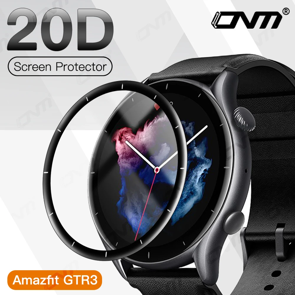 Amazfit GTR 3 Pro 2 2E GTR3 GTR2 풀 커버리지, 유연한 소프트 보호 필름 액세서리, 유리 아님, 20D 스크린 보호대 title=Amazfit GTR 3 Pro 2 2E GTR3 GTR2 풀 커버리지, 유연한 소프트 보호 필름 액세서리, 유리 아님, 20D 스크린 보호대 