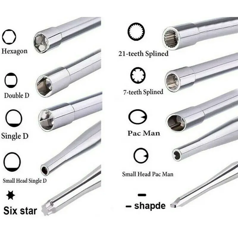 10/6pcs 기화기 조정 도구 멀티 헤드 튠업 스크루 드라이버 세트 전기 톱 트리머 용 자동차 수리 오토바이 액세서리