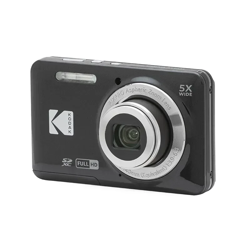KODAK PIXPRO FZ55-RD 16MP 디지털 카메라 5X 광학 줌 28mm 광각 1080P 풀 HD 비디오 2.7