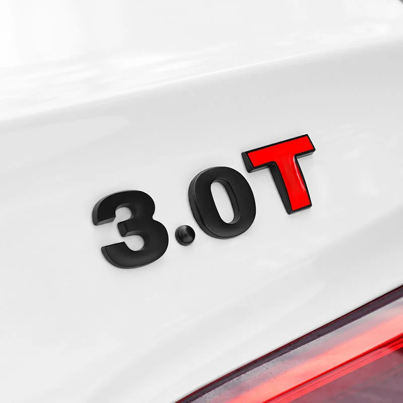 3D 금속 DIY 스타일링 문자 단어 알파벳 엠블럼 데칼, 숫자 라벨링 자동차 스티커, 후면 트렁크 로고 디지털 배지 액세서리