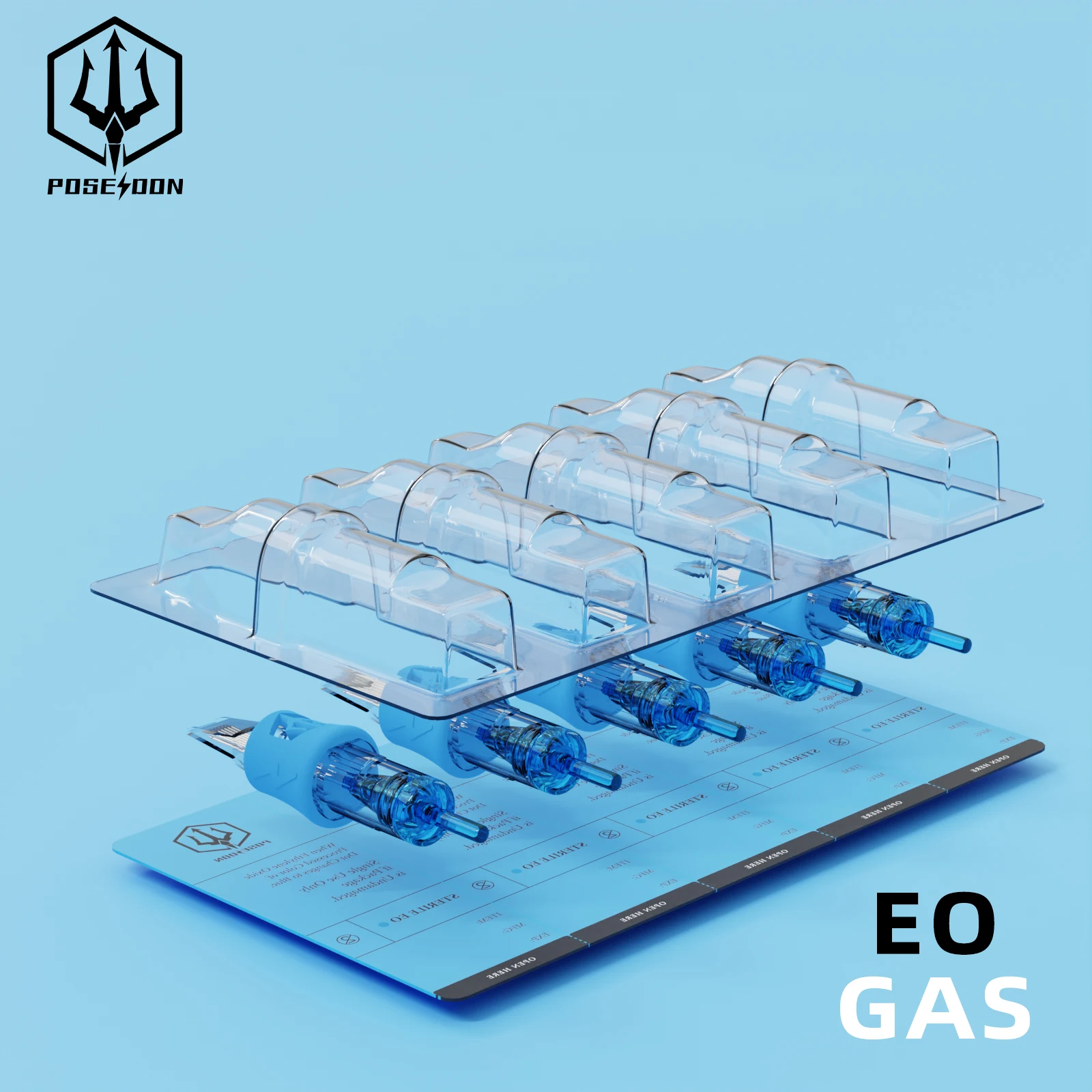 포세이돈 20 개/몫 RS RL RM M1 문신 카트리지 바늘 일회용 멸균 안전 문신 카트리지 바늘