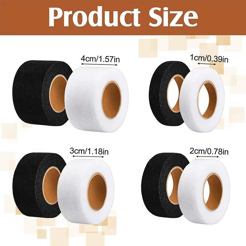 1Pc 핫멜트 양면 테이프 자체 접착 바지 DIY 봉제 공예 패치 워크 용품에 대한 바지 직물에 붙여 넣기 철