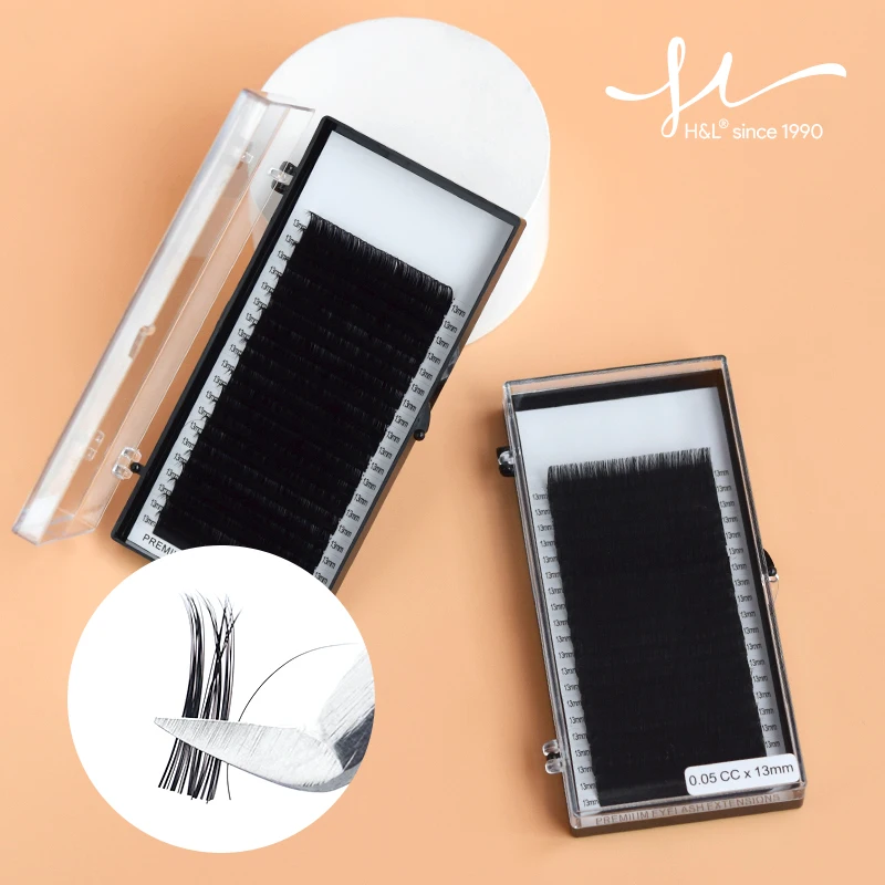 H&L SINCE 1990 20Rows 속눈썹 연장 용품 개별 속눈썹 프리미엄 실크 볼륨 클래식 래쉬 소프트 매트 다크 블랙 title=H&L SINCE 1990 20Rows 속눈썹 연장 용품 개별 속눈썹 프리미엄 실크 볼륨 클래식 래쉬 소프트 매트 다크 블랙 