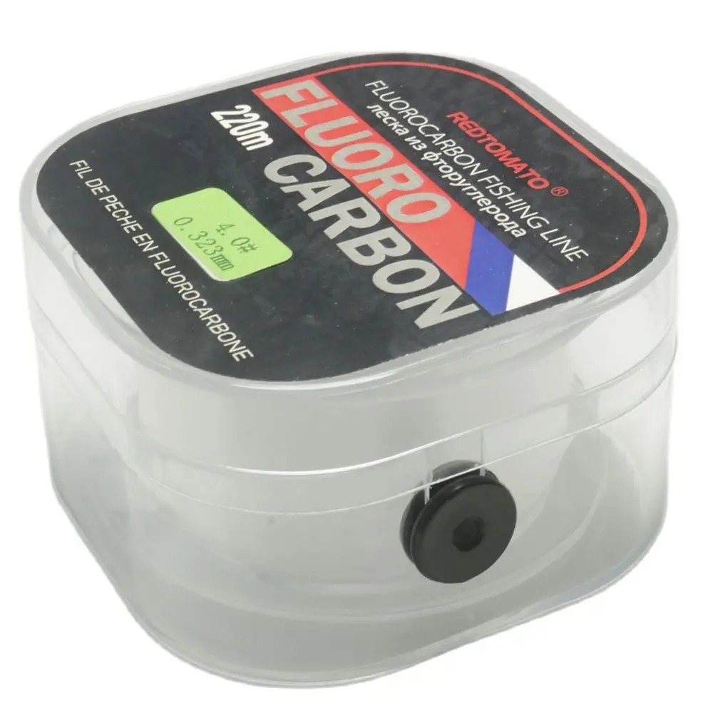 220m 소프트 플루오로카본 코팅 낚시줄, 일본 탄소 섬유 모노필라멘트 리더 라인 잉어 플라이 낚시줄, 리네타클 페스카