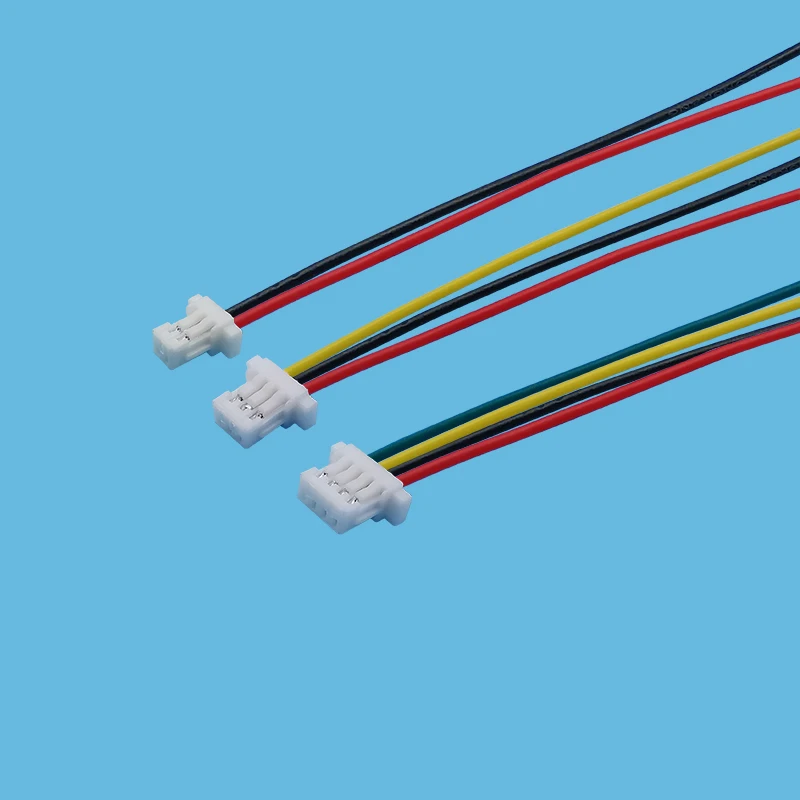 미니 JST SH 1.0mm 피치 암 소켓 터미널 플러그 와이어 커넥터 SH 1mm 2 3 4 5 6 7 8 핀 10CM 28AWG 전자 와이어 케이블