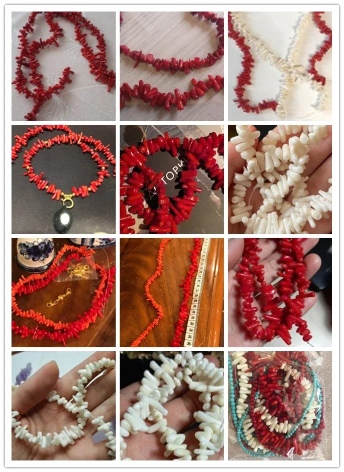 천연 석재 산호 구슬 불규칙한 모양 느슨한 구슬 보석에 대 한 격리 구슬 팔찌 목걸이 액세서리에 대 한 DIY 만들기