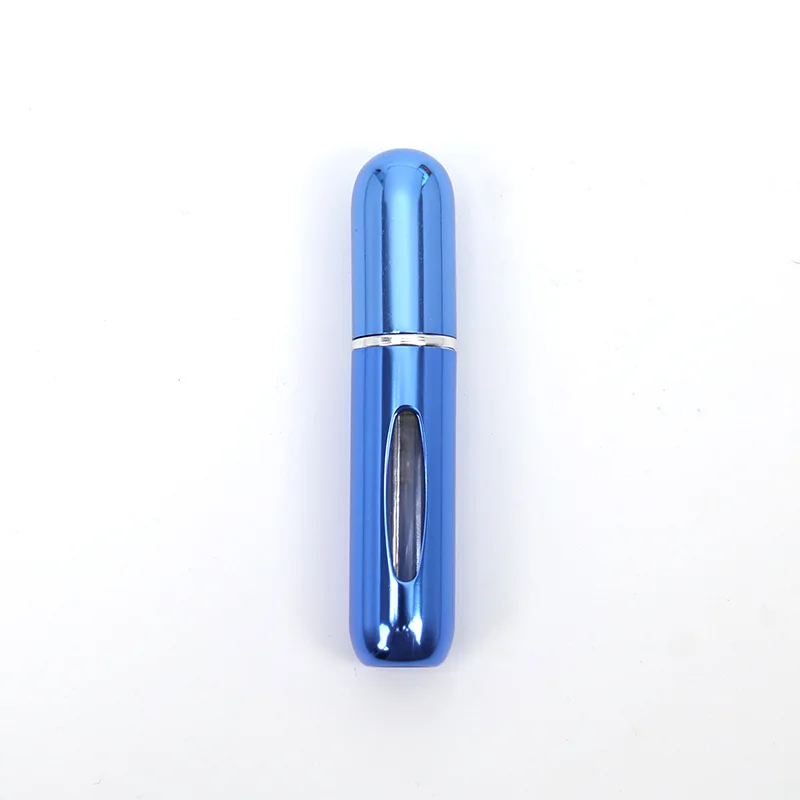 리필 가능한 금속 향수병, 스프레이 향수 펌프, 휴대용 여행 화장품 용기, 미니 스프레이 무화기 병, 5ml, 1 개